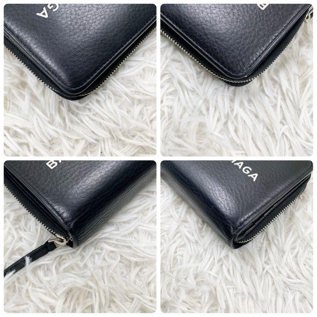 【✨美品✨】バレンシアガ 二つ折り財布 エブリデイ ジップウォレット ブラック